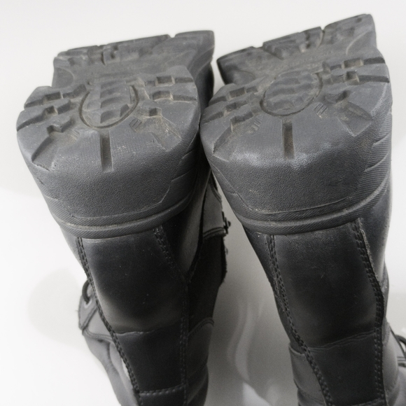 Brahma Steel Toe Work Boots Slip Resistant Black Tall Mens 12.5 - Picture 6 of 11